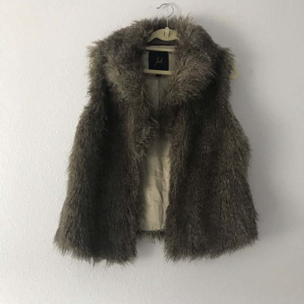 Jack Faux Fur Vest Women’s Size Large